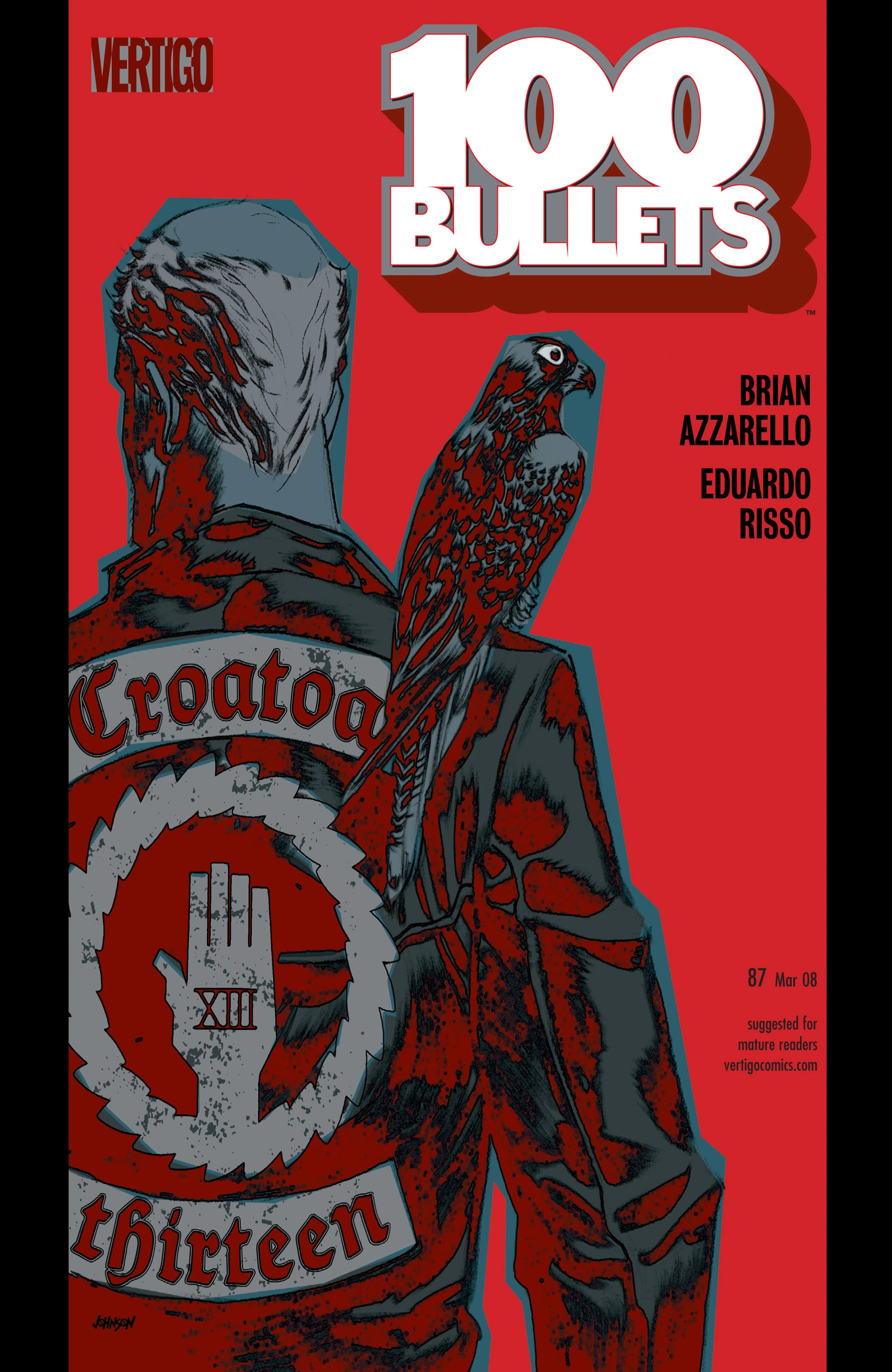 100 Bullets #87 (DC, 2008 — Cover A) cover